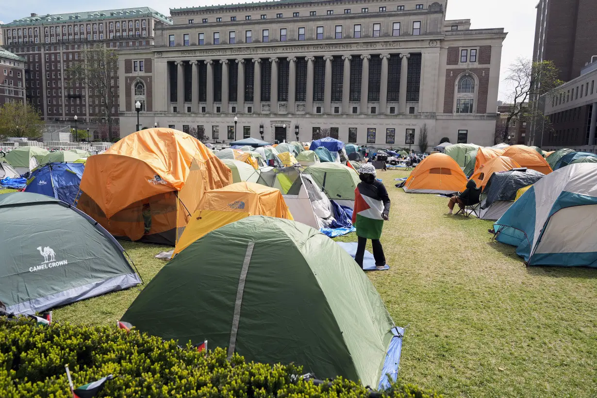 Israel Palestinians Campus Protests Columbia