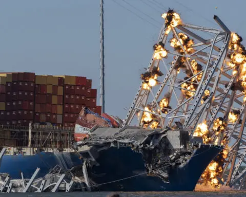 Baltimore shipping channel fully reopens after bridge collapse