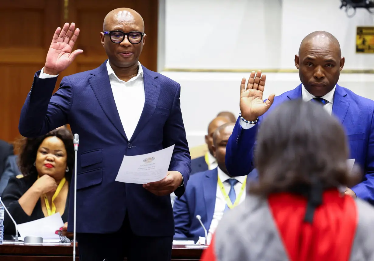 Former Sports Minister Zizi Kodwa sworn into South African parliament