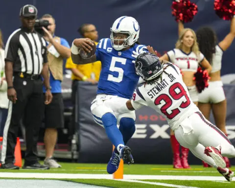 Colts QB Anthony Richardson ruled out for the game with a concussion against Texans
