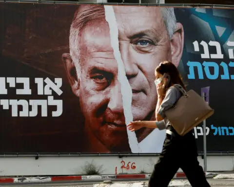 Benny Gantz, man in the middle squeezed out by Israel's Netanyahu