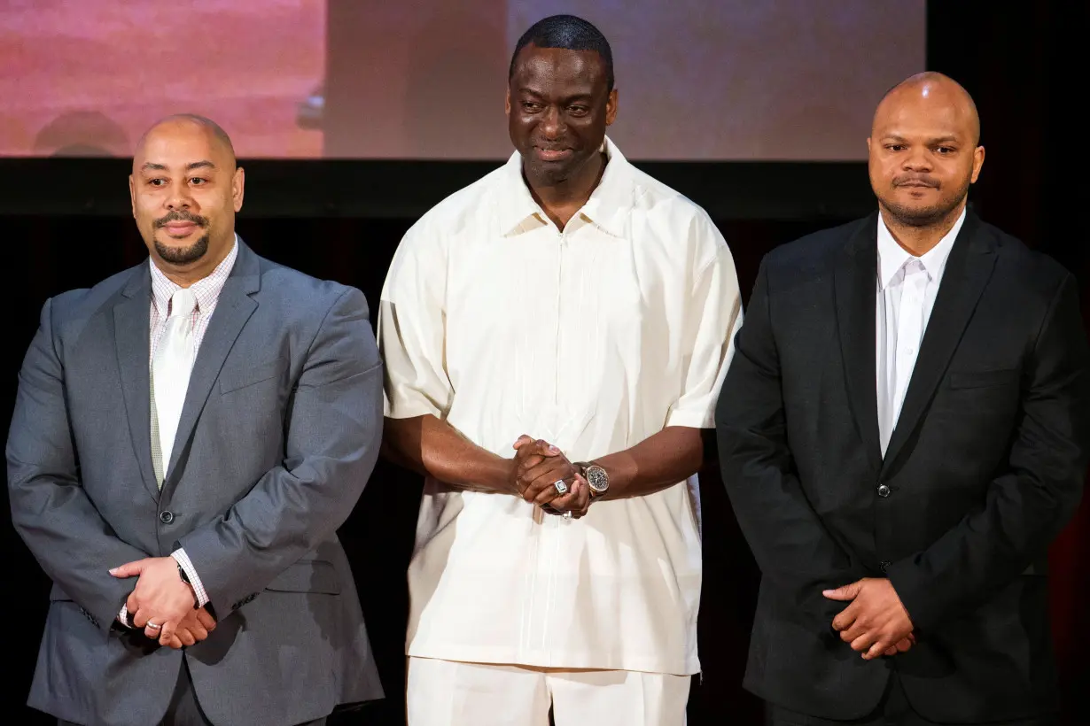 FILE PHOTO: Three of the five men documented by the film 