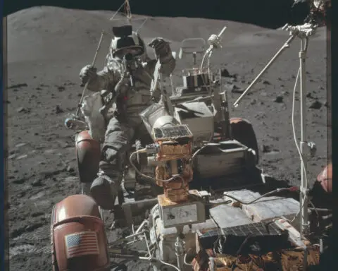 Rock collected by Apollo 17 astronaut in 1972 reveals moon's age