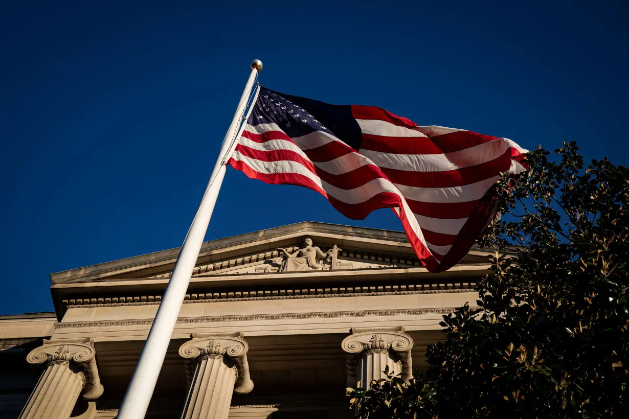 The U.S. Department of Justice Building is pictured