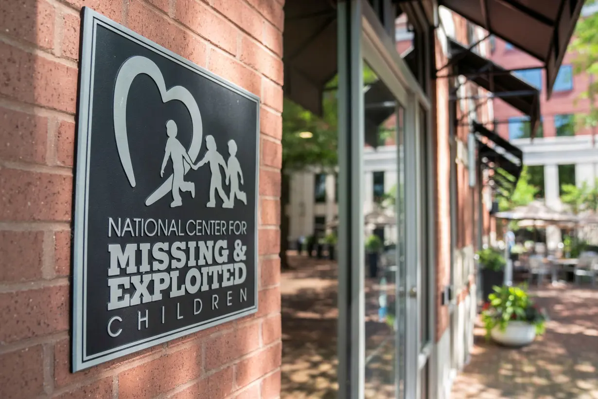 A view shows the headquarters of the National Center for Missing & Exploited Children in Alexandria, Virginia