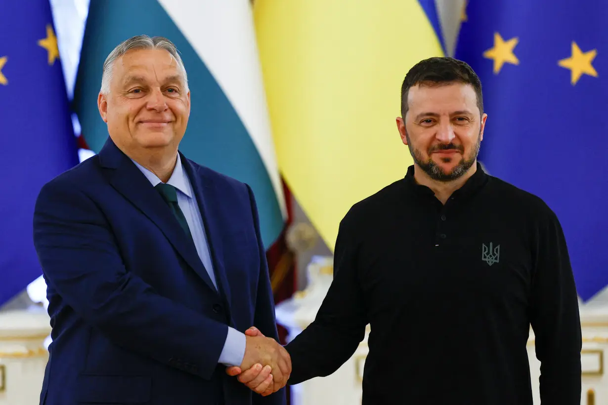 Hungary's Prime Minister Orban visits Ukraine