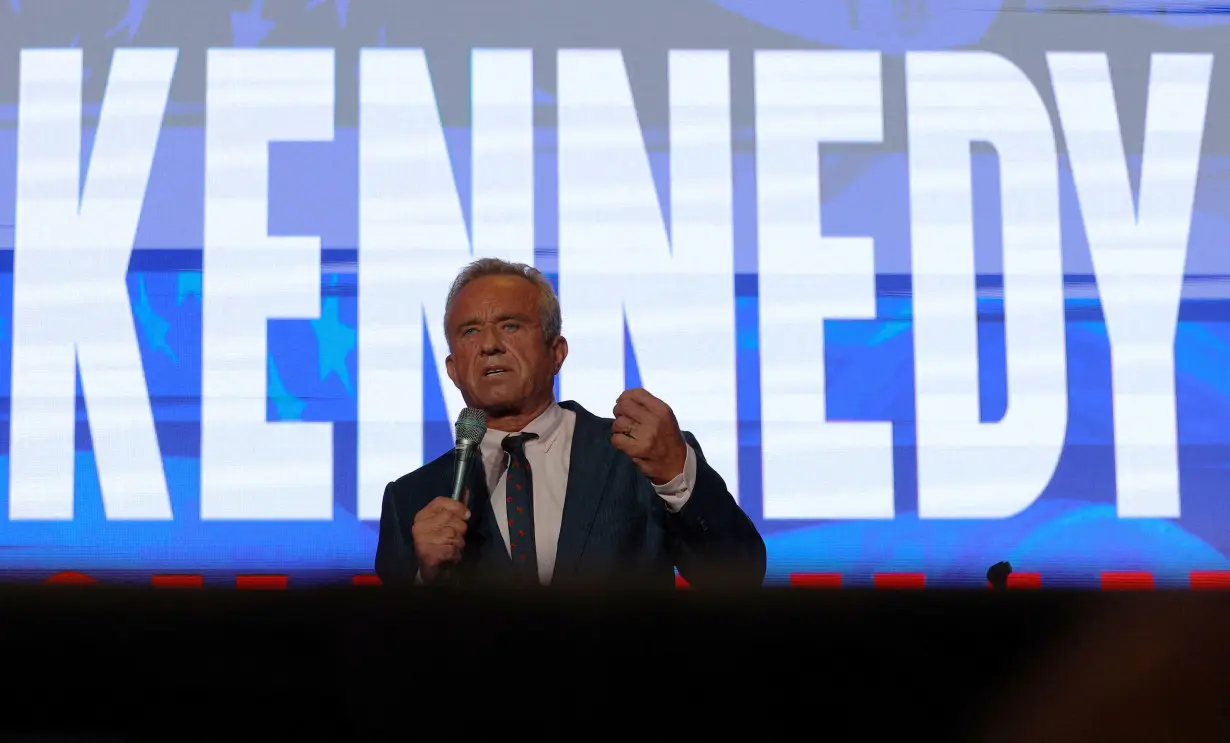 FILE PHOTO: Robert F. Kennedy addresses the Libertarian Party’s national convention in Washington