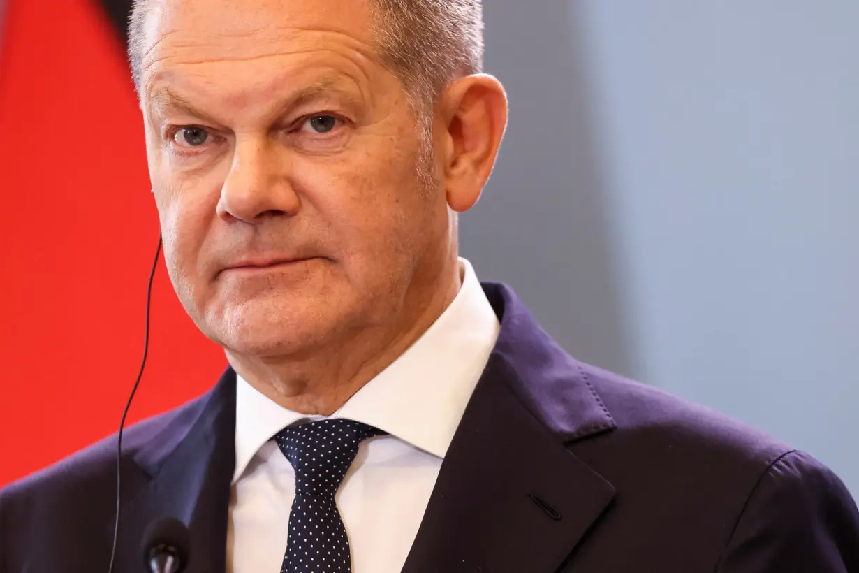 German Chancellor Olaf Scholz visits Poland