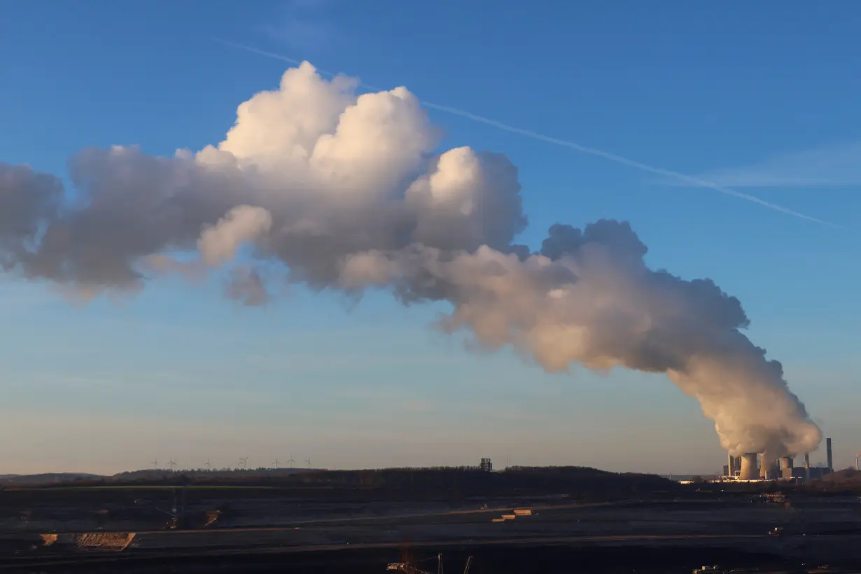 A view of the Weisweiler coal power plant of German utility RWE in Weisweiler