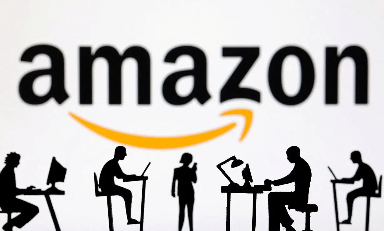 FILE PHOTO: Illustration shows Amazon logo