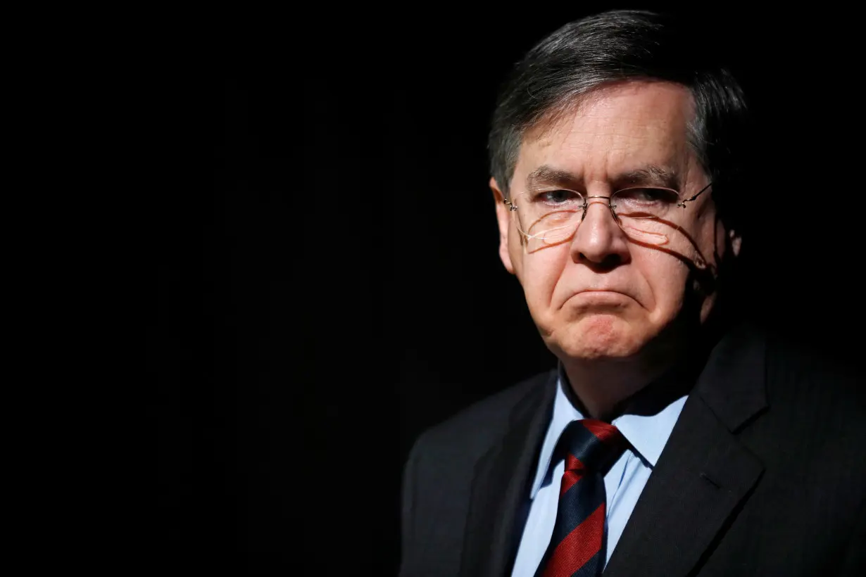 FILE PHOTO: Acting U.S. Assistant Secretary of State for Near Eastern Affairs, David Satterfield, prepares ahead of his address to the 11th Annual International Institute for National Security Studies (INSS) Conference in Tel Aviv