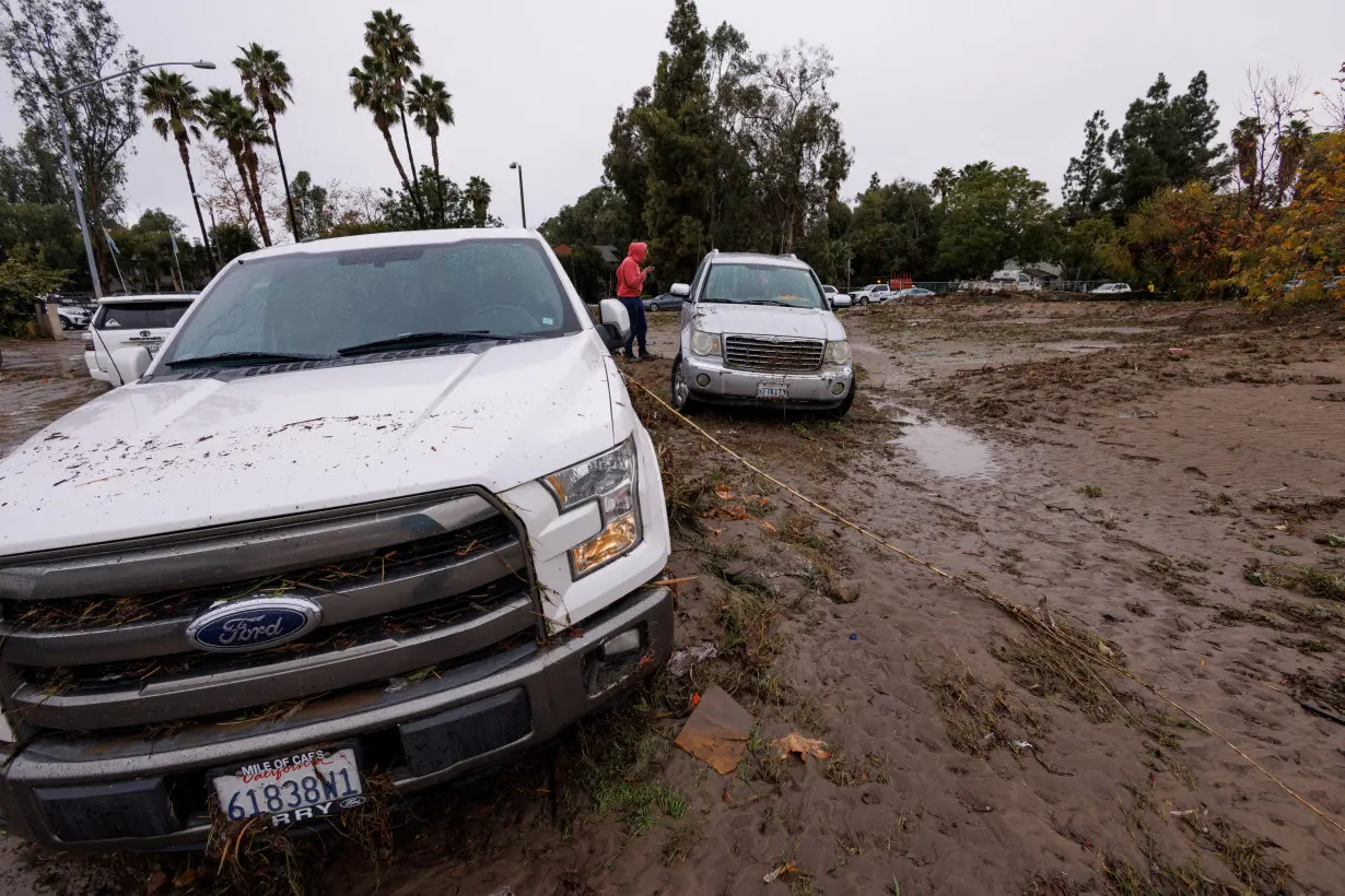 FILE PHOTO: Heavy rain storm causes damage and flooding in California