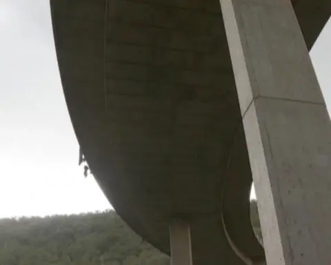 A bus plunges off a bridge in South Africa, killing 45 people. 8-year-old child is only survivor