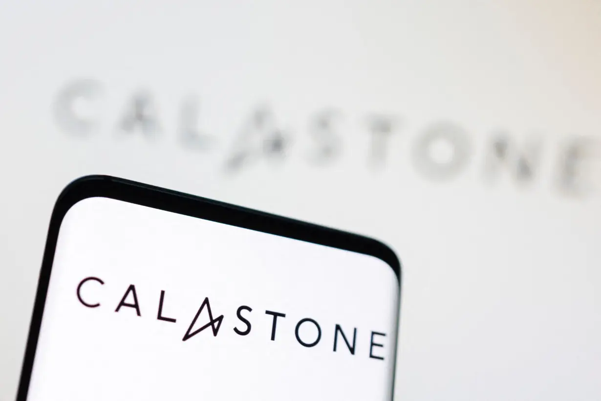 Illustration shows Calastone logo