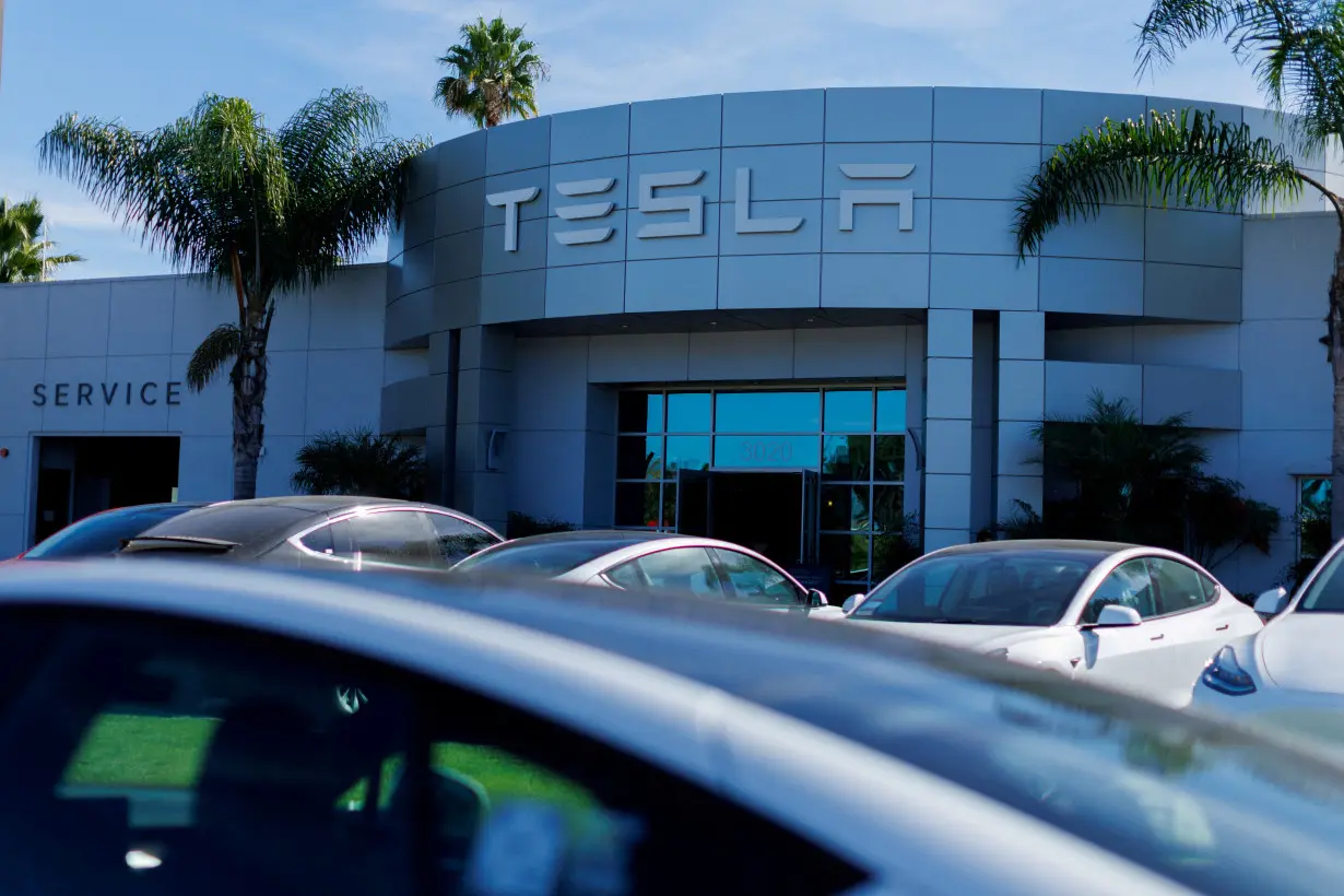 FILE PHOTO: Tesla Inc. electric vehicle facility in California