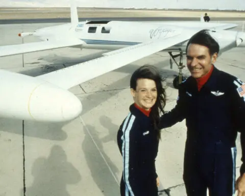 Dick Rutan, co-pilot of historic round-the-world flight, dies at 85