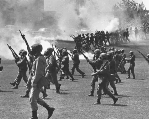 Troops fired on Kent State students in 1970. Survivors see echoes in today's campus protests