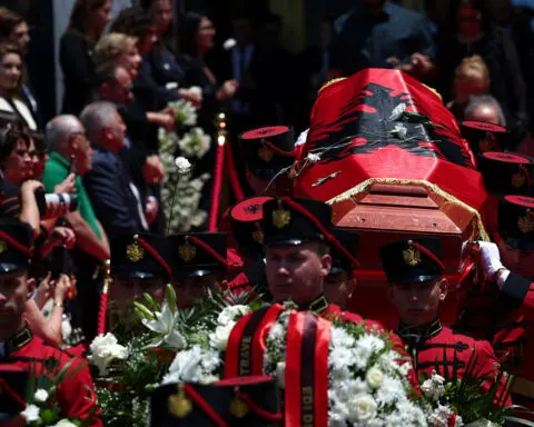 Albanians gather for funeral of writer Ismail Kadare