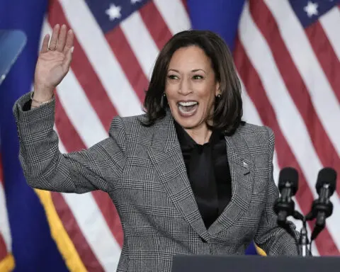 Vice President Harris targets Trump as she rallies for abortion rights in Wisconsin