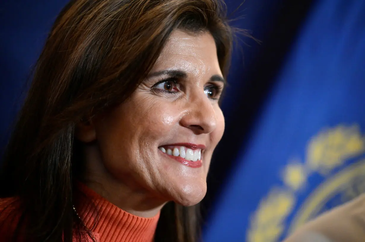 Republican presidential candidate Nikki Haley holds a rally ahead of New Hampshire primary election, in Bretton Woods