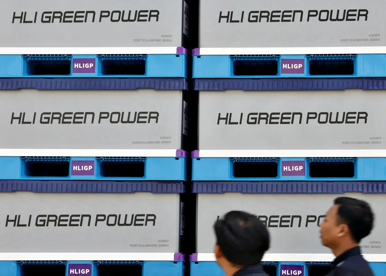 Launching of Indonesia's first battery cell production plant for electric vehicles at HLI Green Power in Karawang