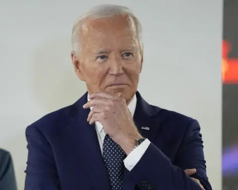 Biden heads out on public events blitz as White House pushes back on pressure to leave the race