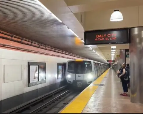 Elderly woman dies after being pushed into BART train in San Francisco; suspect arrested