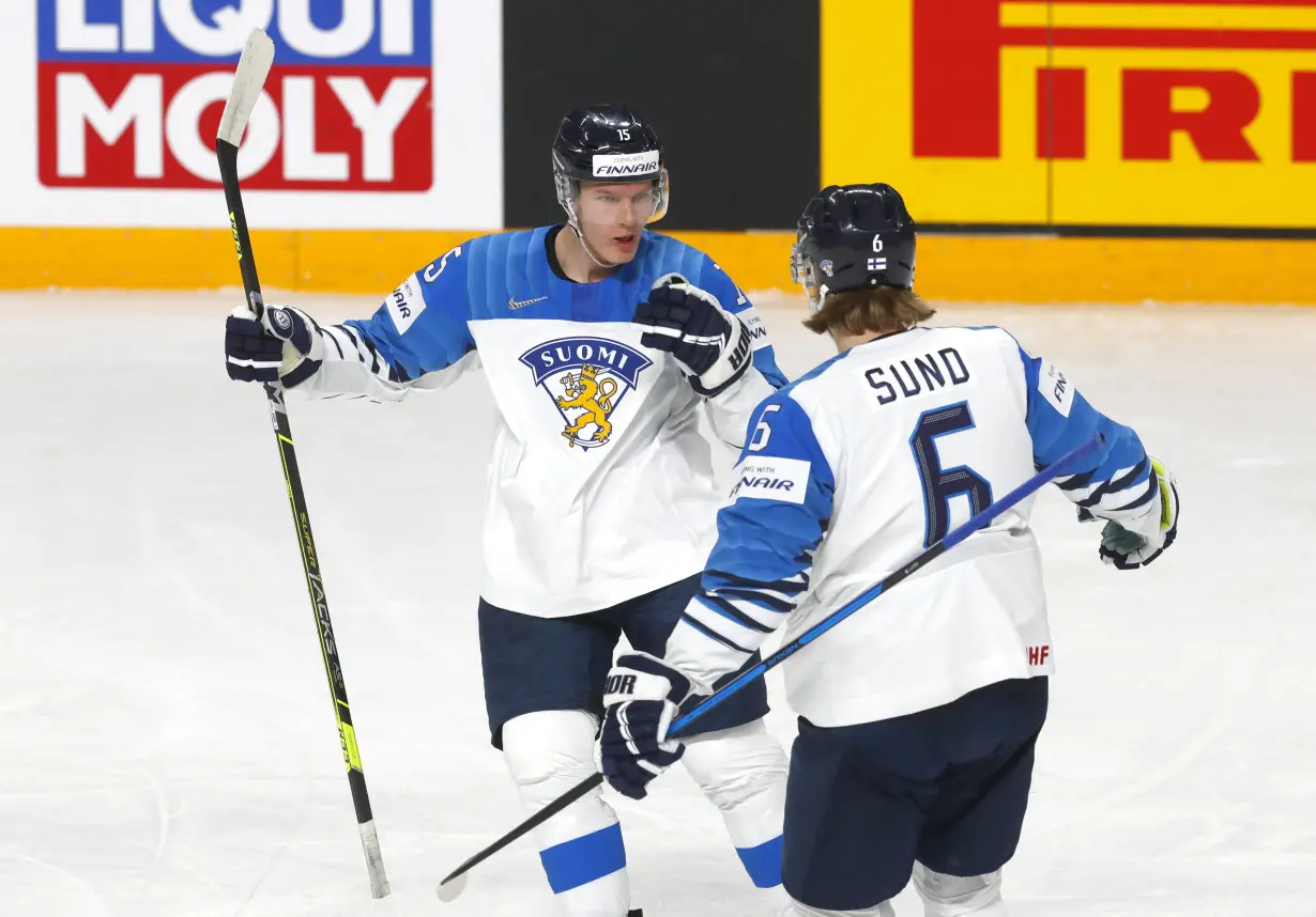 IIHF World Ice Hockey Championship 2021 - Group B - Germany v Finland