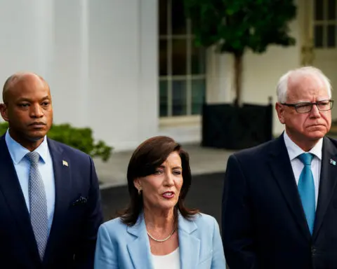 Democratic governors vow to stand with Biden after shaky debate performance