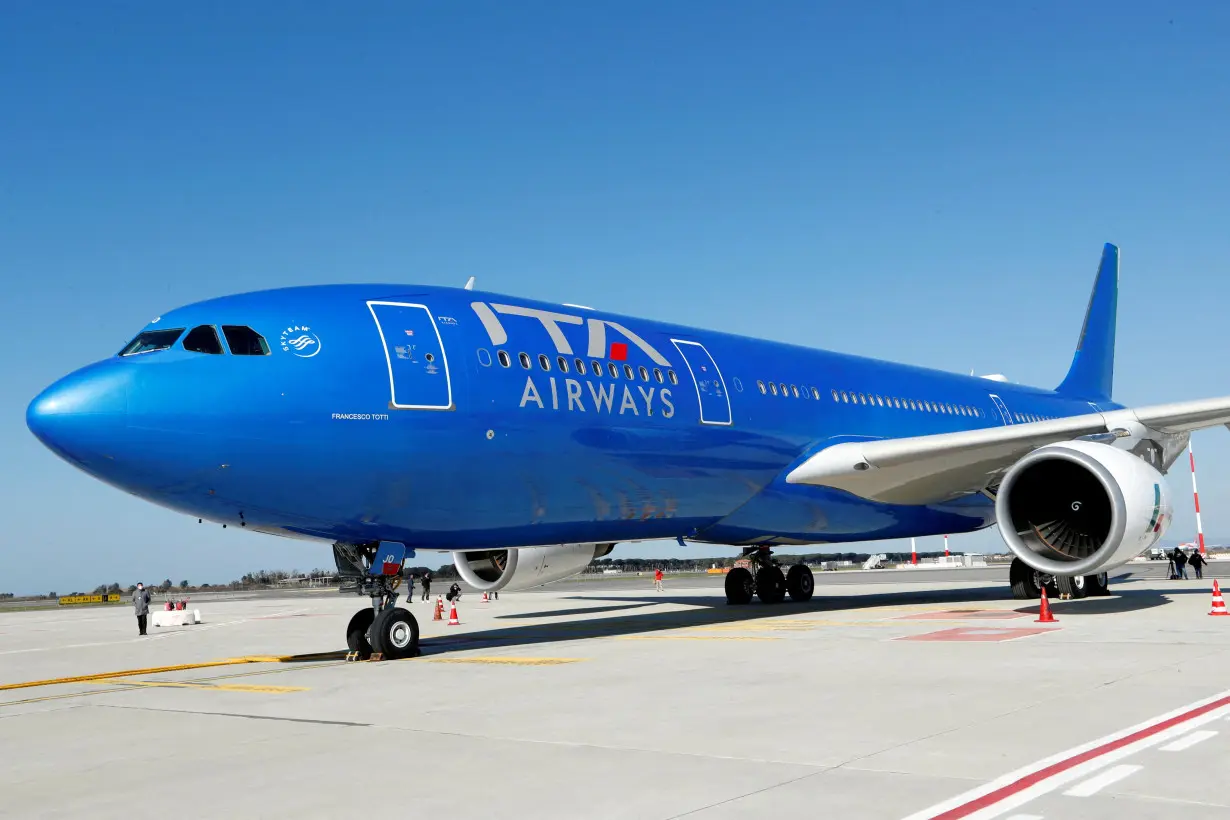 FILE PHOTO: ITA Airways presents its new fleet of aircraft at Fiumicino airport