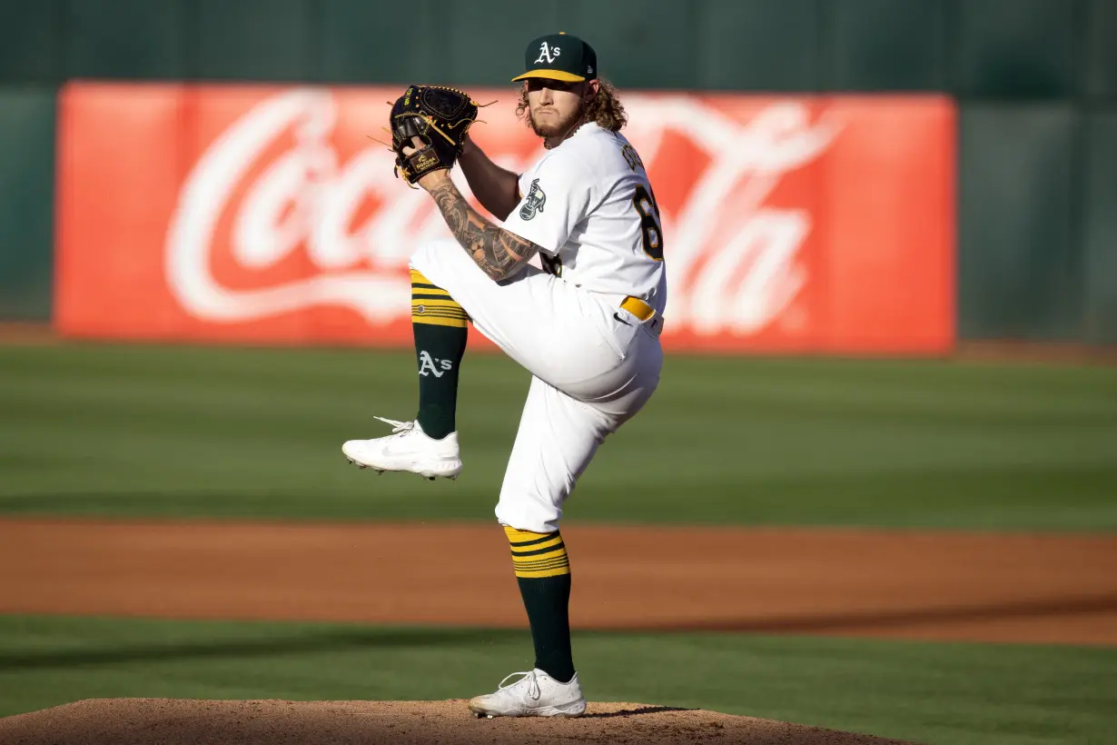 MLB: Los Angeles Angels at Oakland Athletics