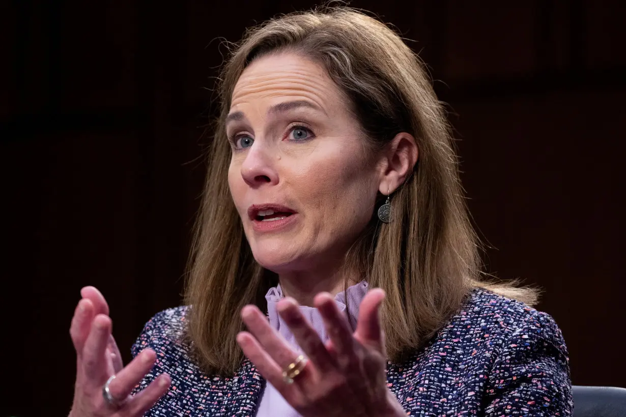 FILE PHOTO: Senate holds confirmation hearing for Amy Coney Barrett to be Supreme Court Justice