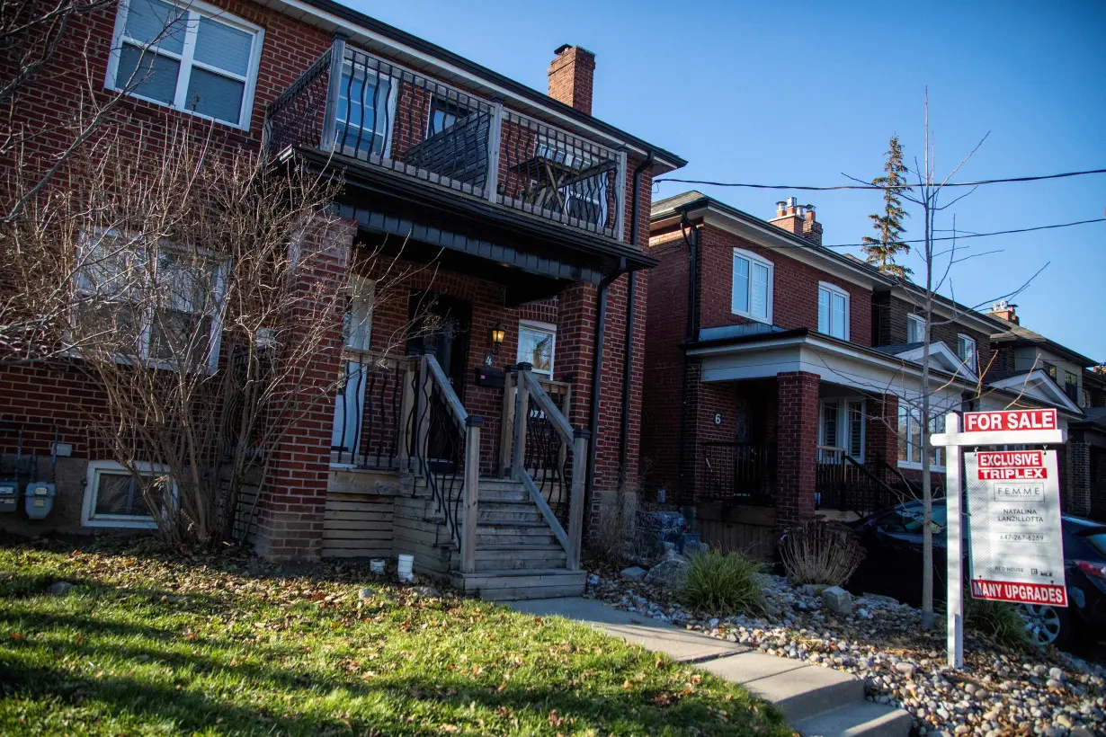 FILE PHOTO: Real estate sings in Toronto