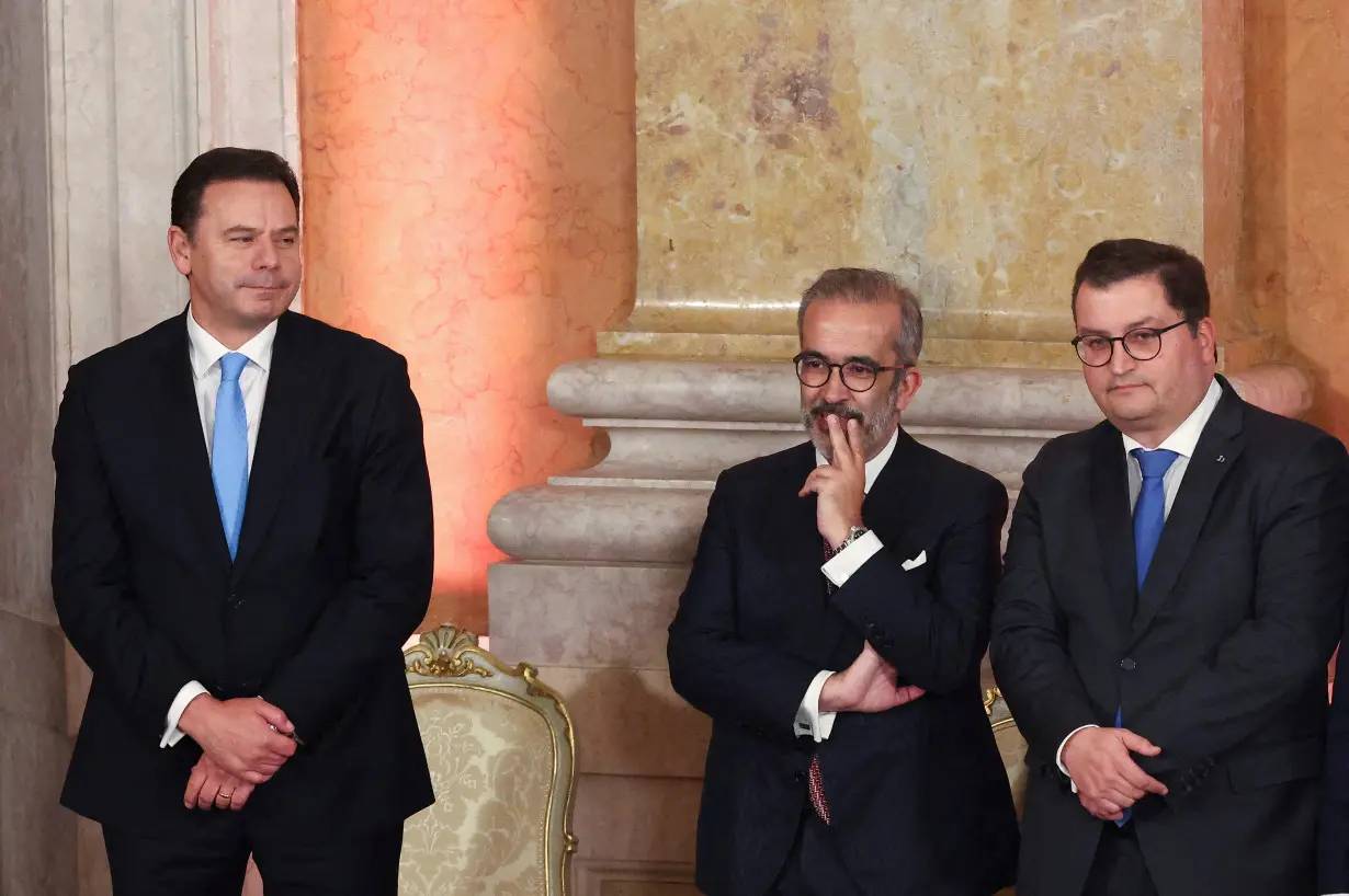 FILE PHOTO: Portugal's new government swearing-in ceremony, in Lisbon