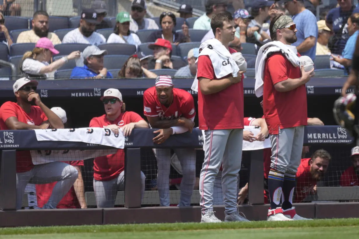 Reds Yankees Baseball