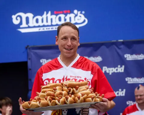 Without Joey Chestnut, Nathan's event has new top dog