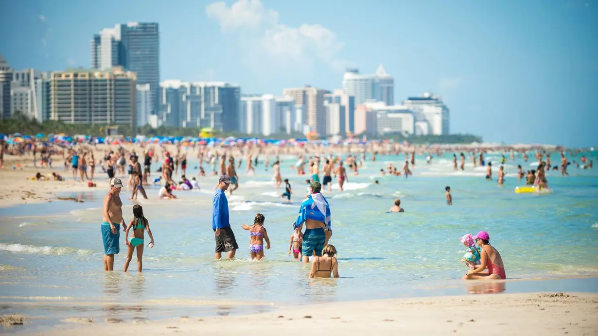 Crowds flock to the sea and sand of South Beach in Miami. Florida is No. 5 in drowning deaths per 100,000 people in the United States. It's important to understand how to enjoy open water safely.