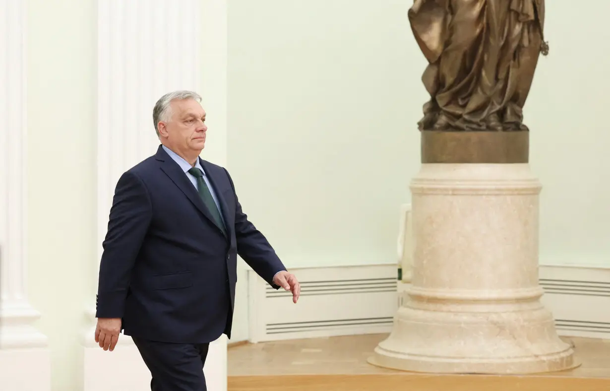 Hungary's Prime Minister Orban visits Russia