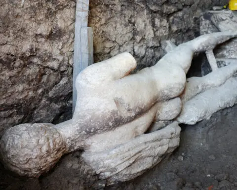 Bulgarian archaeologists find marble god in ancient Roman sewer