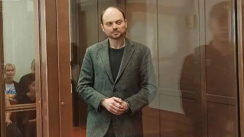 Jailed Russian opposition politician Vladimir Kara-Murza moved to prison hospital, wife says