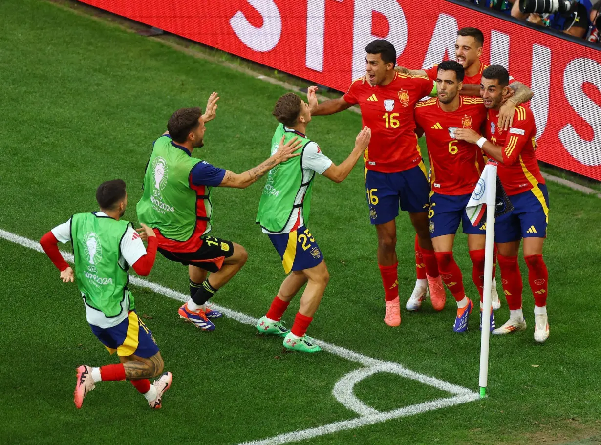 Mikel Merino scores dramatic extra-time winner to dump Euro 2024 host Germany out of tournament and send Spain to semifinals