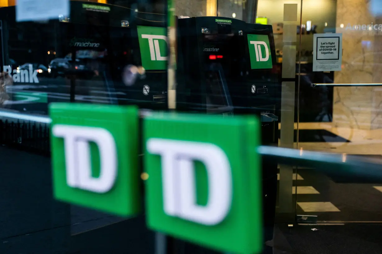 FILE PHOTO: TD bank ATM machines are seen in New York