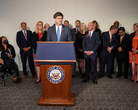 US lawmaker says Israeli hostage photos were vandalized in protest