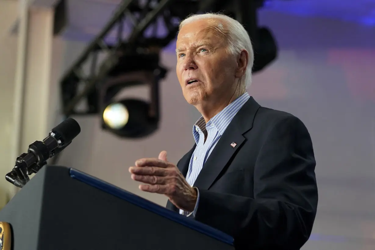 U.S. President Joe Biden attends campaign event at Sherman Middle School, in Madison