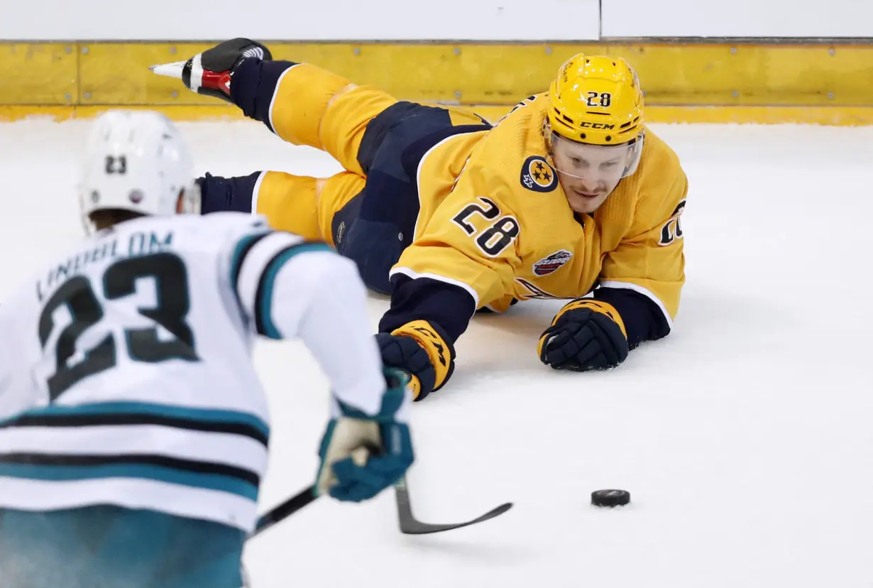 NHL 2022 Global Series - San Jose Sharks v Nashville Predators