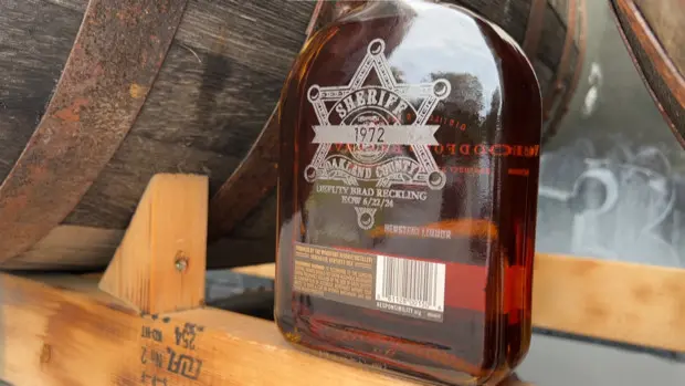 Bourbon bottles honoring fallen Oakland County deputy go on sale