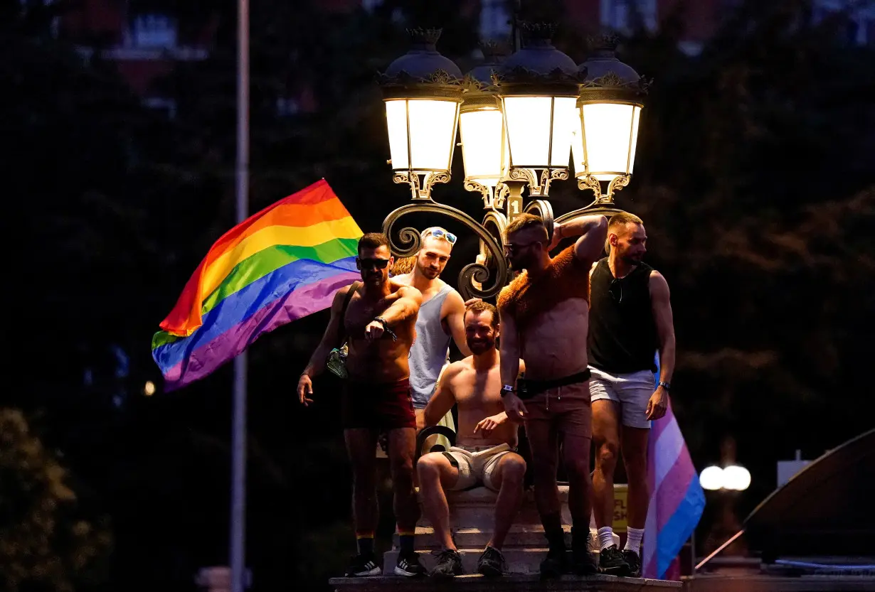 Annual LGBT Pride Parade in Madrid