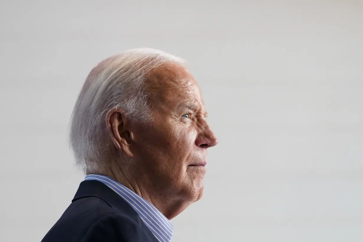 U.S. President Joe Biden attends campaign event at Sherman Middle School, in Madison