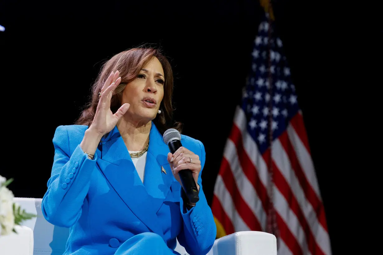 U.S. Vice President Harris attends the Essence festival in New Orleans