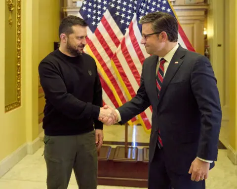 House speaker Johnson to meet Zelenskiy on Wednesday
